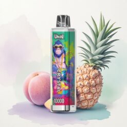 Uwin Crystal 10000 Puffs Barack Mangó Ananász RGB fények 5% nikotin 650mAh