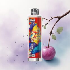 Uwin Crystal 10000 Puffs Meggyes RGB Fényes 5% nikotin 650mAh