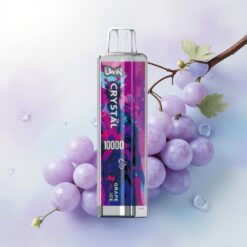Uwin Crystal 10000 Puffs Szőlő Jég RGB 0% nikotin 650mAh 18ml
