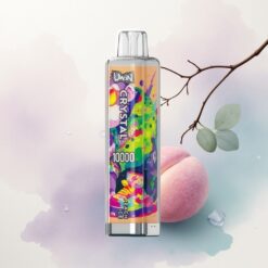 Uwin Crystal 10000 Puffs Őszibarack Jég 0% nikotin 650mAh RGB