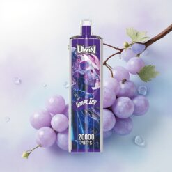 Uwin Shisha Hookah Crystal 20000 Puffs Szőlő Jég Mesh tekercs 22ml 650 mAh