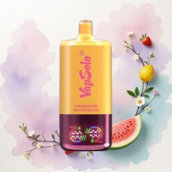 Vapsolo Triple 30000 Puffs Eper görögdinnye és citrom őszibarack 40ml nikotin