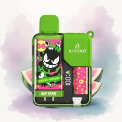 Aivono Aim Tank 9500 Puffs Eper görögdinnye 650mAh 1.2ohm Mesh