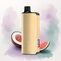 Alibarbar Ingot 9000 Puffs Eper Kókusz Görögdinnye 2350mAh 22ml LED