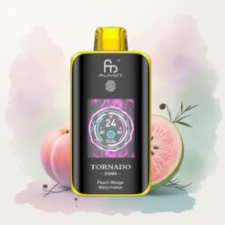 Fumot Tornado 25000 Puffs Barack Mangó Görögdinnye 700mAh 20ml 0/2%/3%/5% nikotin