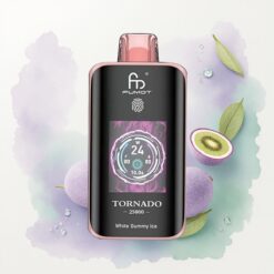 Fumot Tornado 25000 Puffs Kivi Gránátalma Guava HD Kijelző 700mAh 20ml Nikotin