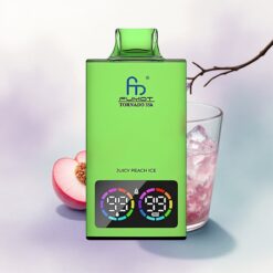 Fumot Tornado 35000 Puffs Füstös Őszibarackjég Dupla Mesh Tekercs és 700 mAh