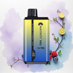 Hayati Pro Ultra 15000 Puffs Áfonya Málna Citrom 850mAh 2% nikotin