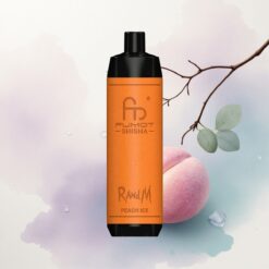 RandM Fumot Shisha 10000 Puffs Barackjég LED 850 mAh 0,5% nikotin