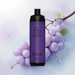 RandM Fumot Shisha 10000 Puffs Szőlő Jég 18ml 0.5% nikotin 850mAh