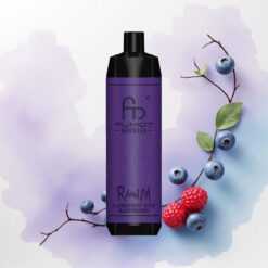 RandM Fumot Shisha 10000 Puffs Áfonya Savanyú Málna 850 mAh 0.5% nikotin 18ml