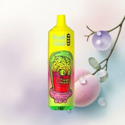 RandM Fumot Tornado 9000 Puffs Nyári Barack Fagy 18 mL Mesh Coil RGB Kijelző