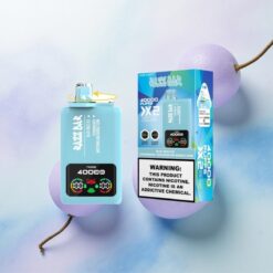 Razz Bar 40000 Puffs Kék Málna Jég-Eper Görögdinnye Buborék Rágó 650 mAh 5% nikotin