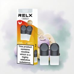 Relx Pod Pro 2 Vape Device Desszert-Banán Fagy 18mg/ml nikotin, 1.9ml, 3 feszültség mód