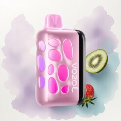 VOZOL RAVE 40000 Puffs Eper-Kivi Vibráns Fény 1000mAh